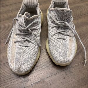Yeezy Gray and Cream Sneakers